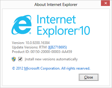 internet explorer 10 screenshots